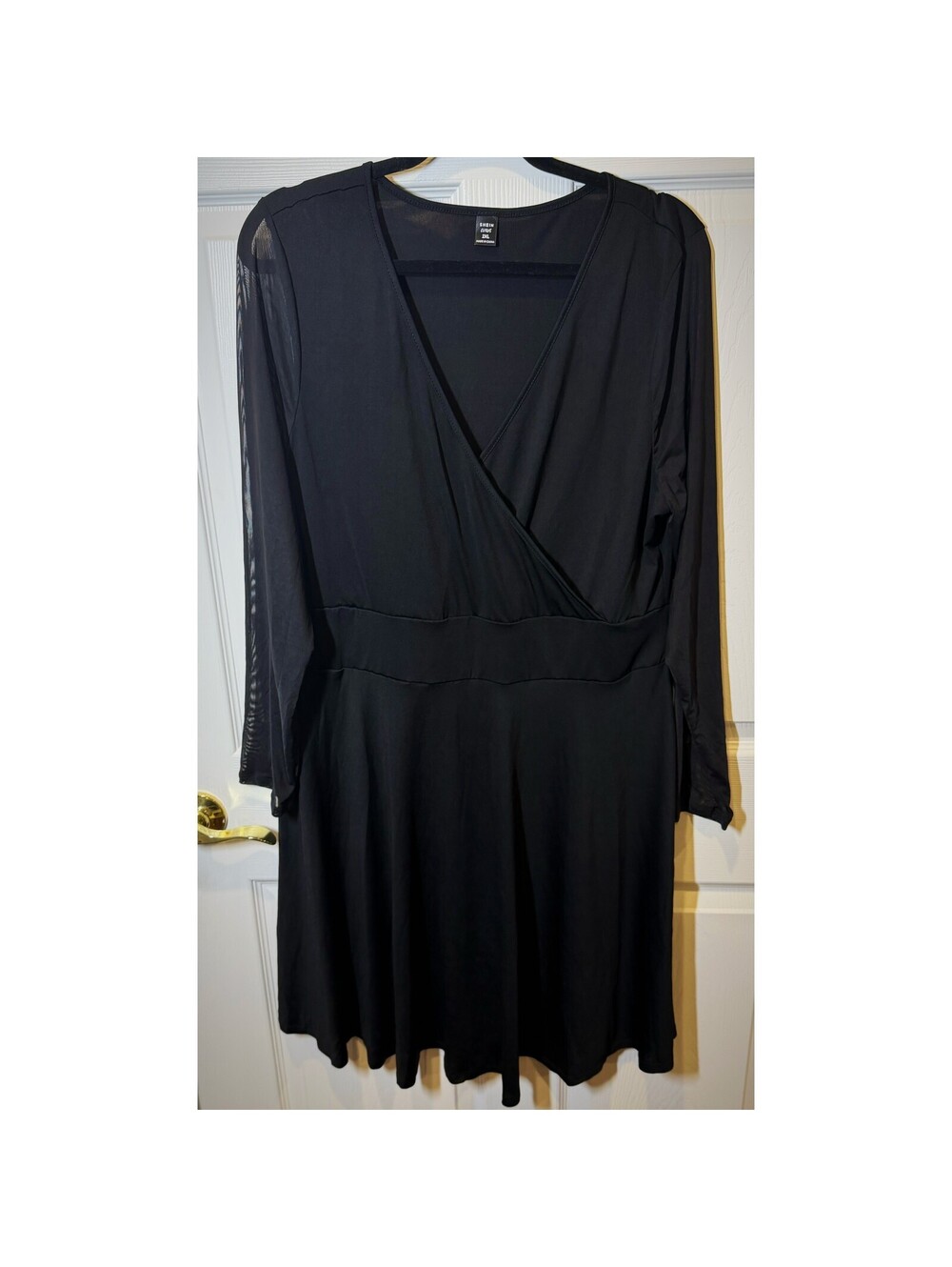 Plus Size Surplice Dress